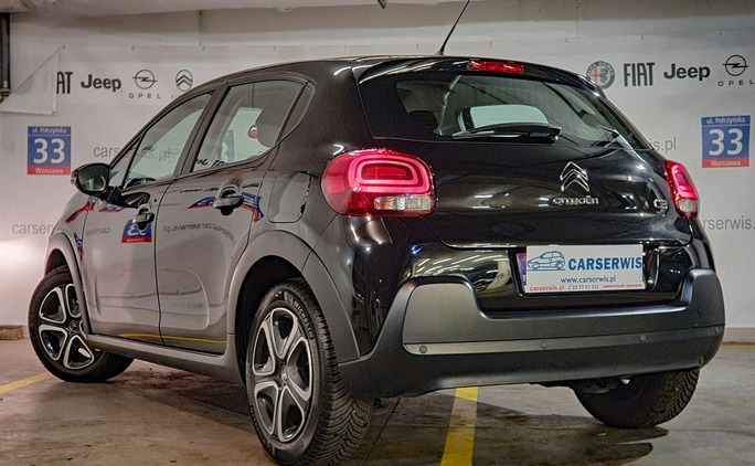 Citroen C3 cena 48800 przebieg: 86200, rok produkcji 2020 z Ciechocinek małe 277